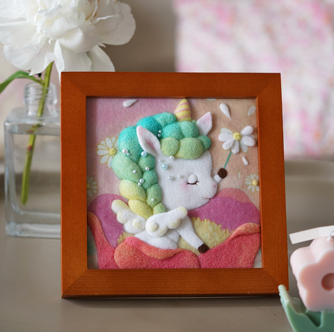 Chinese Classic Photo Frame Needle Felt Set