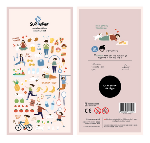 Suatelier Sonia Diet Stickers
