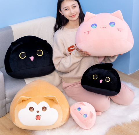 Half Moon Kitty Plush 30cm