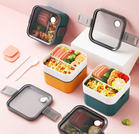 Modest Two Layer Bento 1300ml