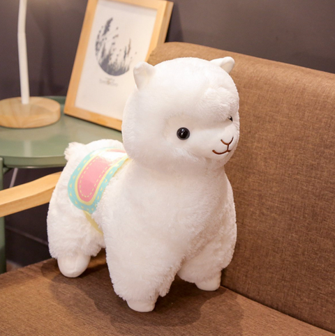 Cute Saddle Alpaca Plush 35cm