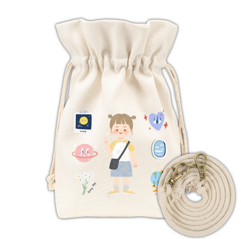 Cute Drawstring Tote