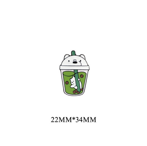 BareBears Bubble Tea Pin