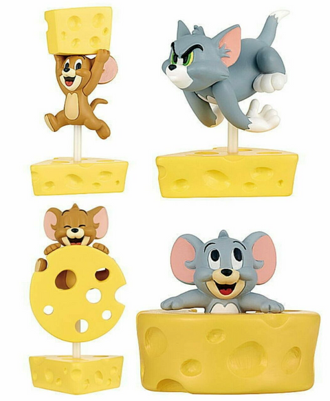 Tom and Jerry Cheese Statues