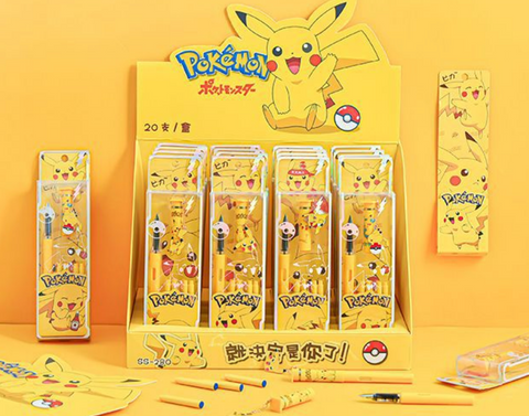 0.5mm Pikachu Fountain Pen Set with Refill
