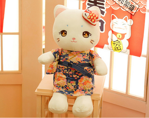 23cm Sweet Japanese Cat Girl Plush
