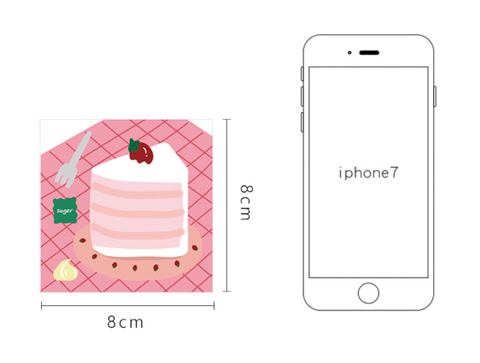 Jiyu Dessert Note Paper