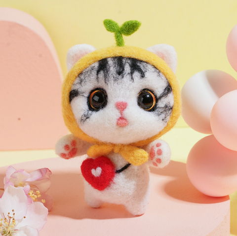 Dress Up Kitty Needle Felt Set