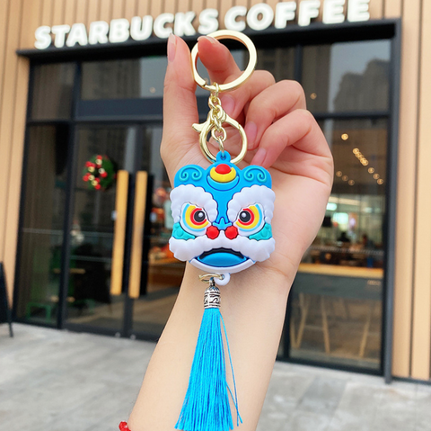 Lion Dance Keychain