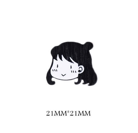 Black and White Pin