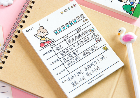 Cute Girls Memo Pads