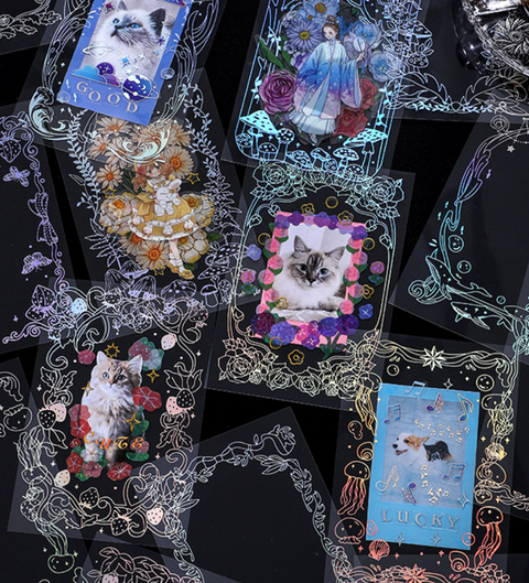 Infeel.Me PET Shiny Frame Stickers