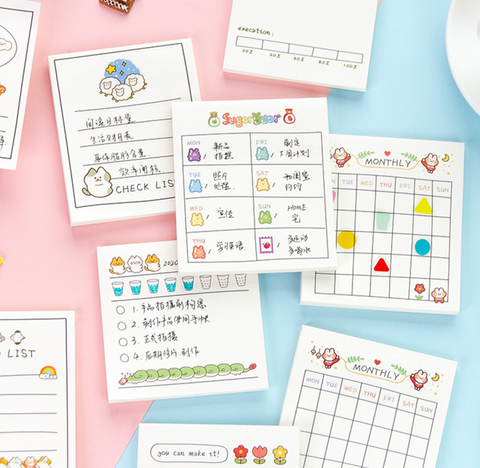 Jiyu Sugar Bear Note Paper