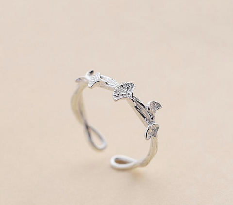 Gingko Leaf Ring