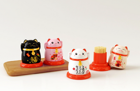 Lucky Cat Toothpick Holder