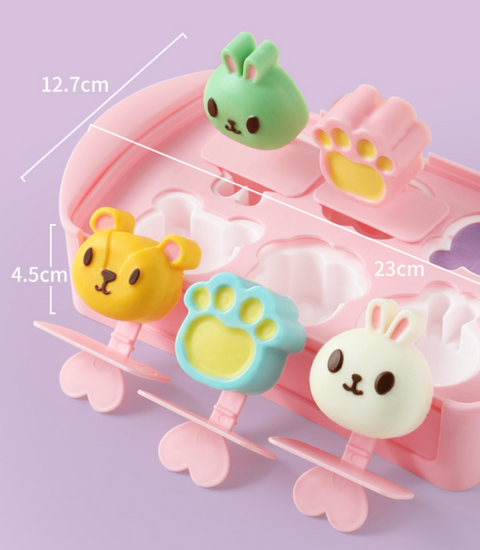 Cute Cartoon Popsicle Silicone Mould