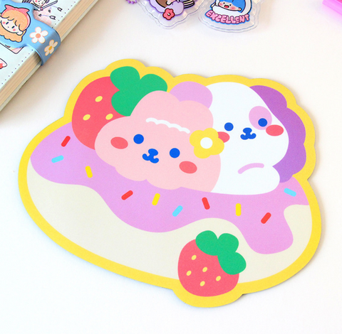 Cute Cartoon Party Mouse Pad