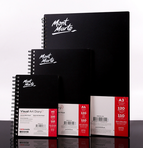 Mont Marte Visual Art Diary A5 11g 120pg