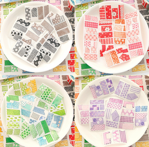 Telado Washi Pattern Stripe Tape