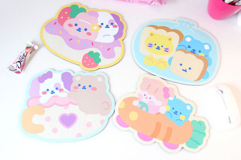 Cute Cartoon Party Mouse Pad