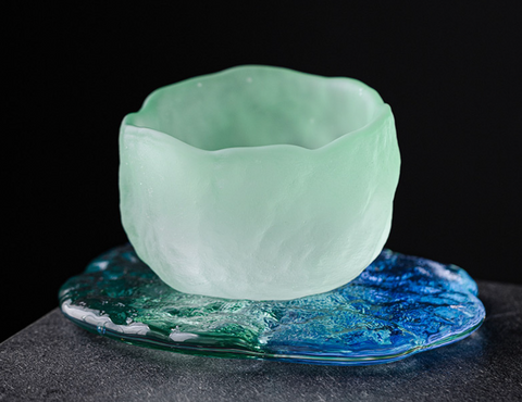 Japanese Glacier Teacup Set