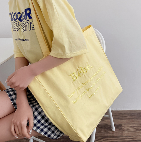 Noirnine Bebe Canvas Tote