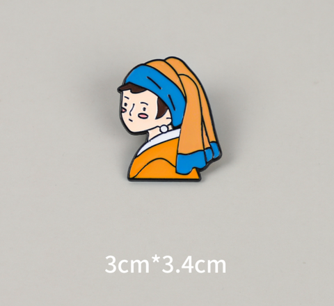 Girl with Pearl Earring Pin