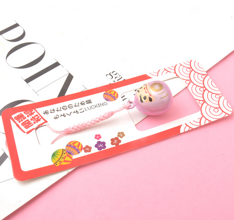 Asakusa Daruma Water Bell Charm