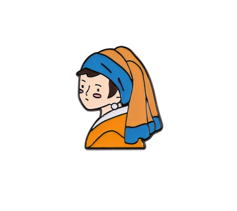 Girl with Pearl Earring Pin