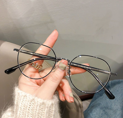 Blue Light Polygonal Retro Glasses