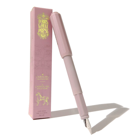 The Carousel Fountain Pen - Lady Rose Medium