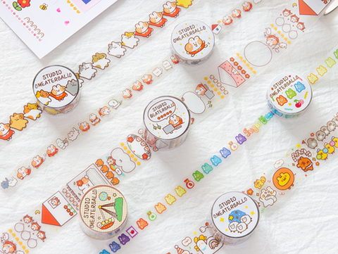 Jiyu PET Cute Matte Washi Tape