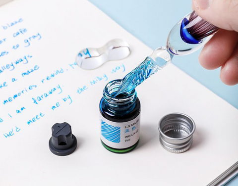 Jellyfish Glass Dip Pen Set