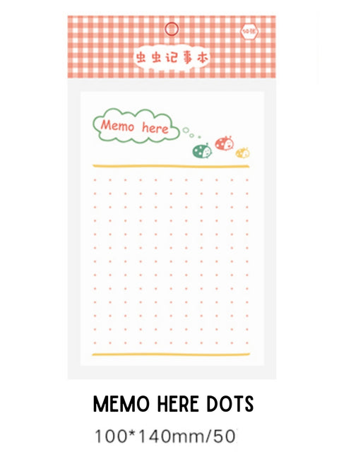 Jiyu Bright Memo Pads