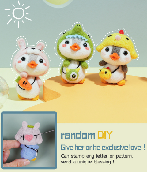 Penguin Needle Felt Set