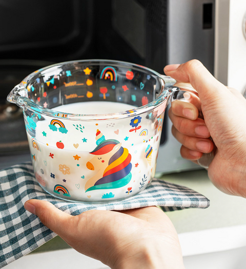 Cartoon Glass Measuring Cup