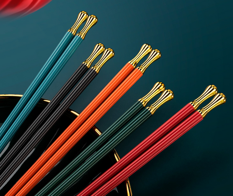 Family Chopstick Alloy 5 Set