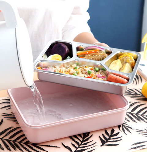 Wood Rectangle Lunchbox