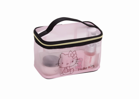 Hello Kitty Toiletry Transparent Mesh Bag