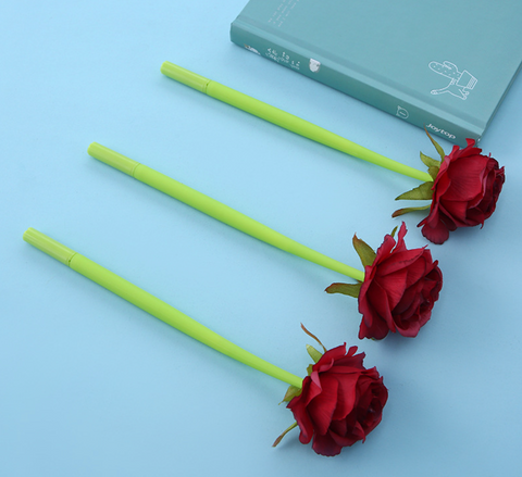 Red Rose Gel Ink Pen 0.5mm