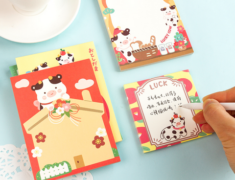 Hashimoto Cow Note Pad