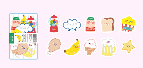 Jiyu Message Cute Bear Stickers