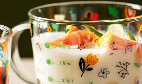 Cartoon Glass Mug