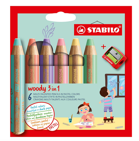 Woody 3 in 1 Crayon