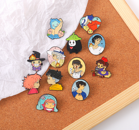 Ghibli Characters Pins