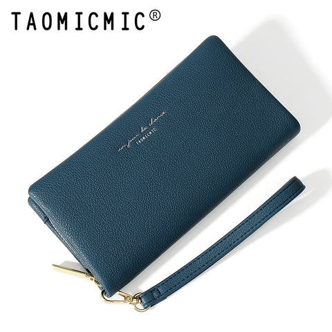 Folding Zipper Long Wallet