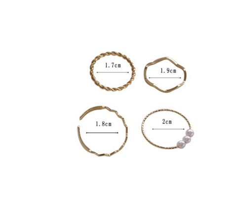 Silver Collection Rings