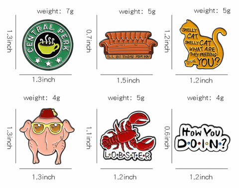 Friends Pins