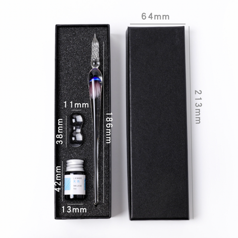 Jellyfish Glass Dip Pen Set