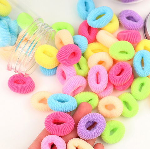 Children Colorful Scrunchie Set